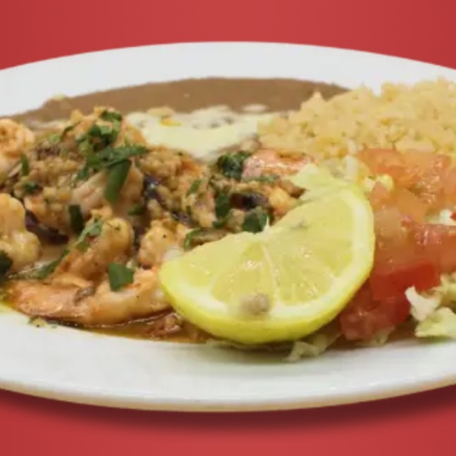 Camarones Al Mojo De Ajo.