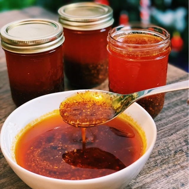 Hot chili oil.